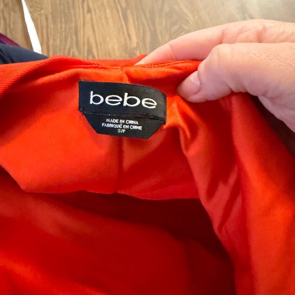 bebe Vibrant Orange Mini Dress - Picture 7 of 8